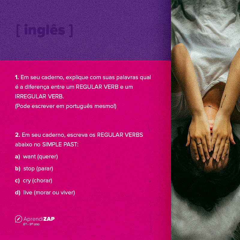 Simple past (Passado simples) | AprendiZAP